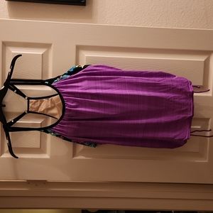 Adjustable tankini swim top